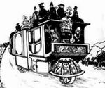 1833年伦敦的蒸汽汽车