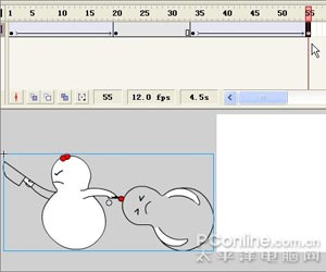  Flash制作“太暴力了”搞笑Q表情