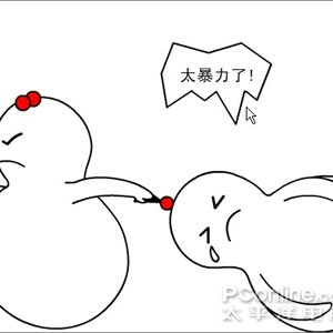  Flash制作“太暴力了”搞笑Q表情