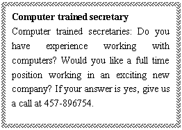 ı: Computer trained secretary
Computer trained secretaries: <a href=