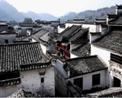 Xidi Village's white walls and black roofs looks like a traditional Chinese painting come to life